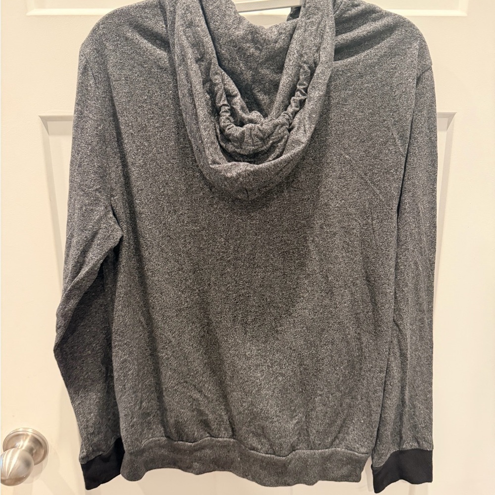 Old Navy Soft Washed Full Zip Hoodie Gray Women’s Small Casual Sweatshirt - Picture 3 of 9